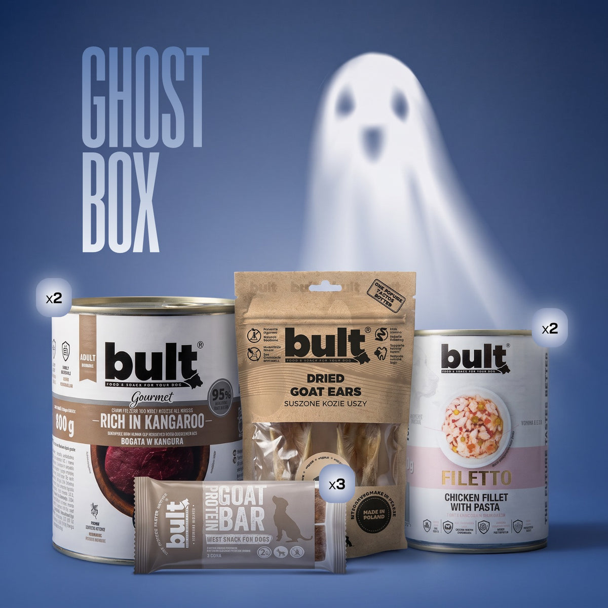 Zestaw Hallowenowy dla Psa GHOST BOX