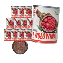 TufTuf puszka mielonka z wołowiną Zestaw 12x400g