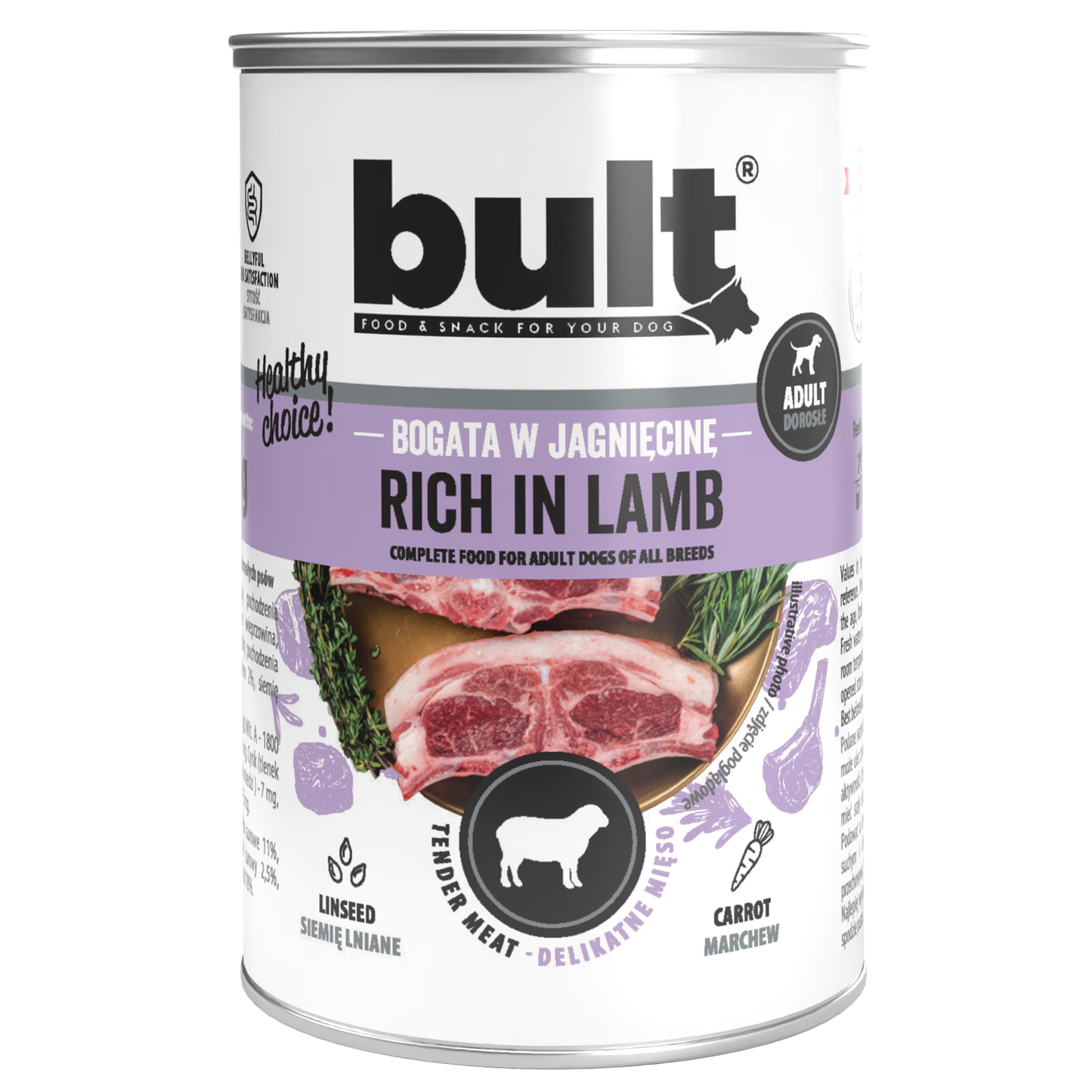 Bult – jagnięcina zestaw 24x400g puszka premium