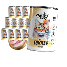 TufTuf puszka mielonka z indykiem Zestaw 12x400g