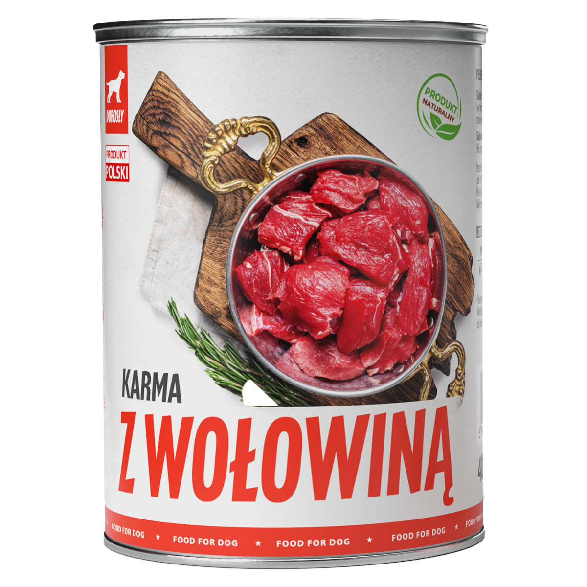 TufTuf puszka mielonka z wołowiną Zestaw 12x400g