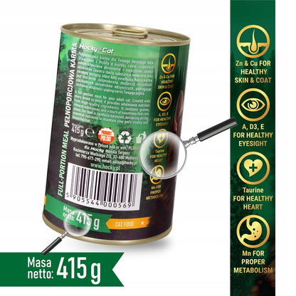 HOCKY mokra karma dla kota Drób puszka 415g