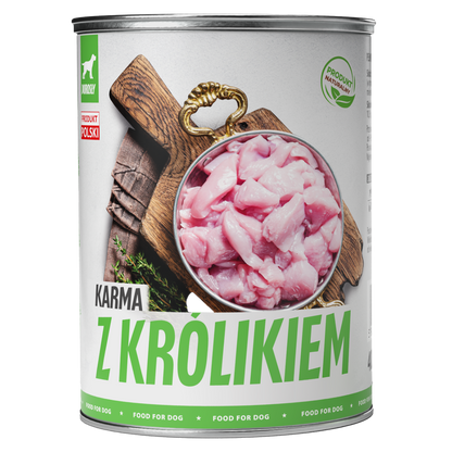 TufTuf puszka mielonka z królikiem Zestaw 12x400g