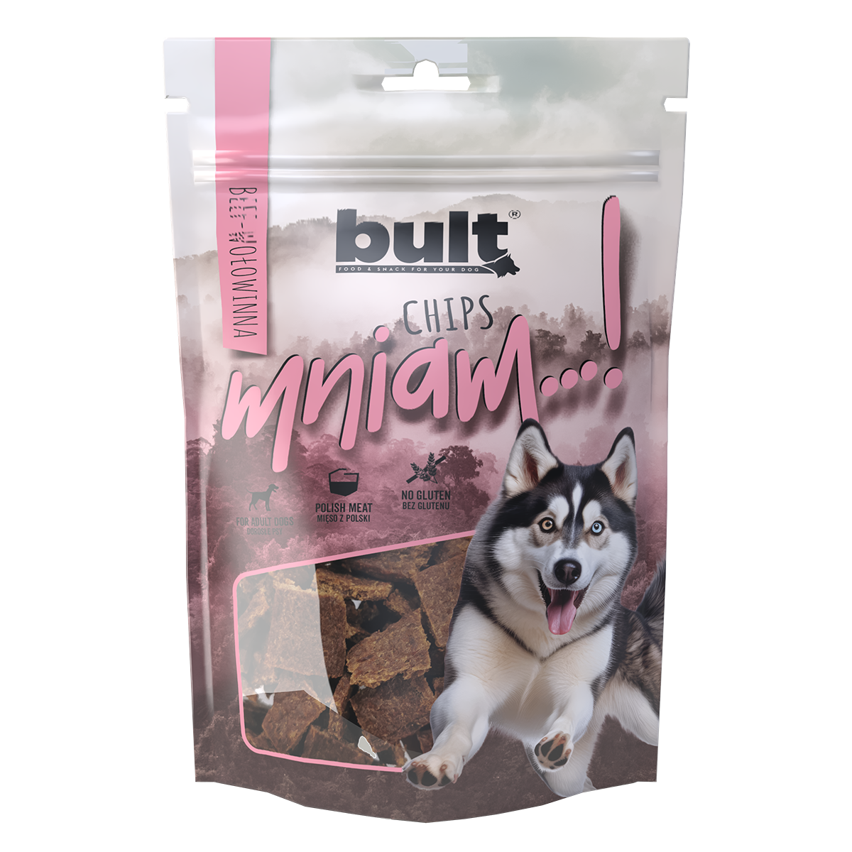 BULT chipsy przysmak dla psa - WOŁOWINA 100g