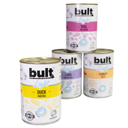 BULT LIGHT monobiałkowa mokra karma dla psa Kaczka - puszka 400g