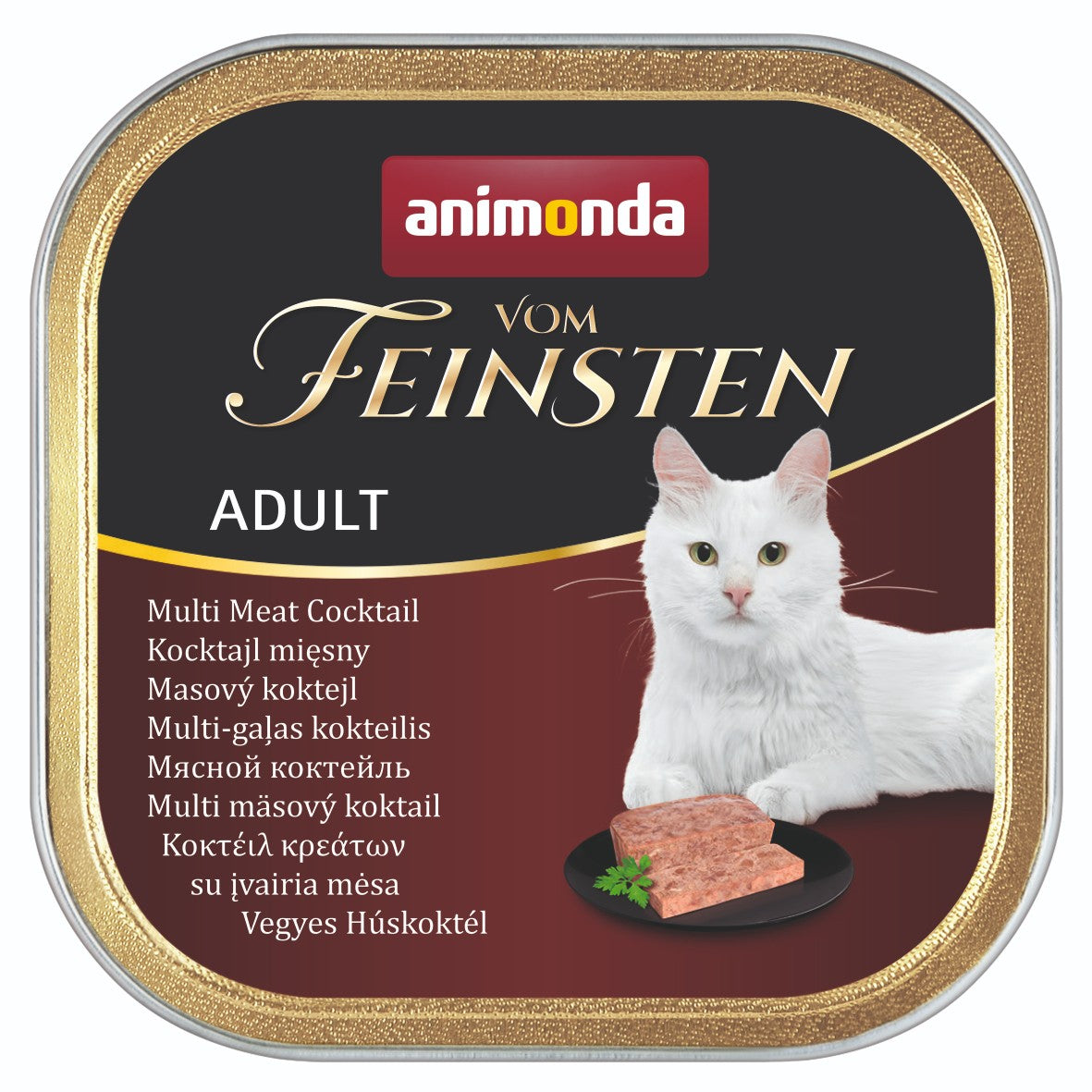 Animonda Vom Feinsten- mokra karma dla kota koktajl mięsny tacka 100g