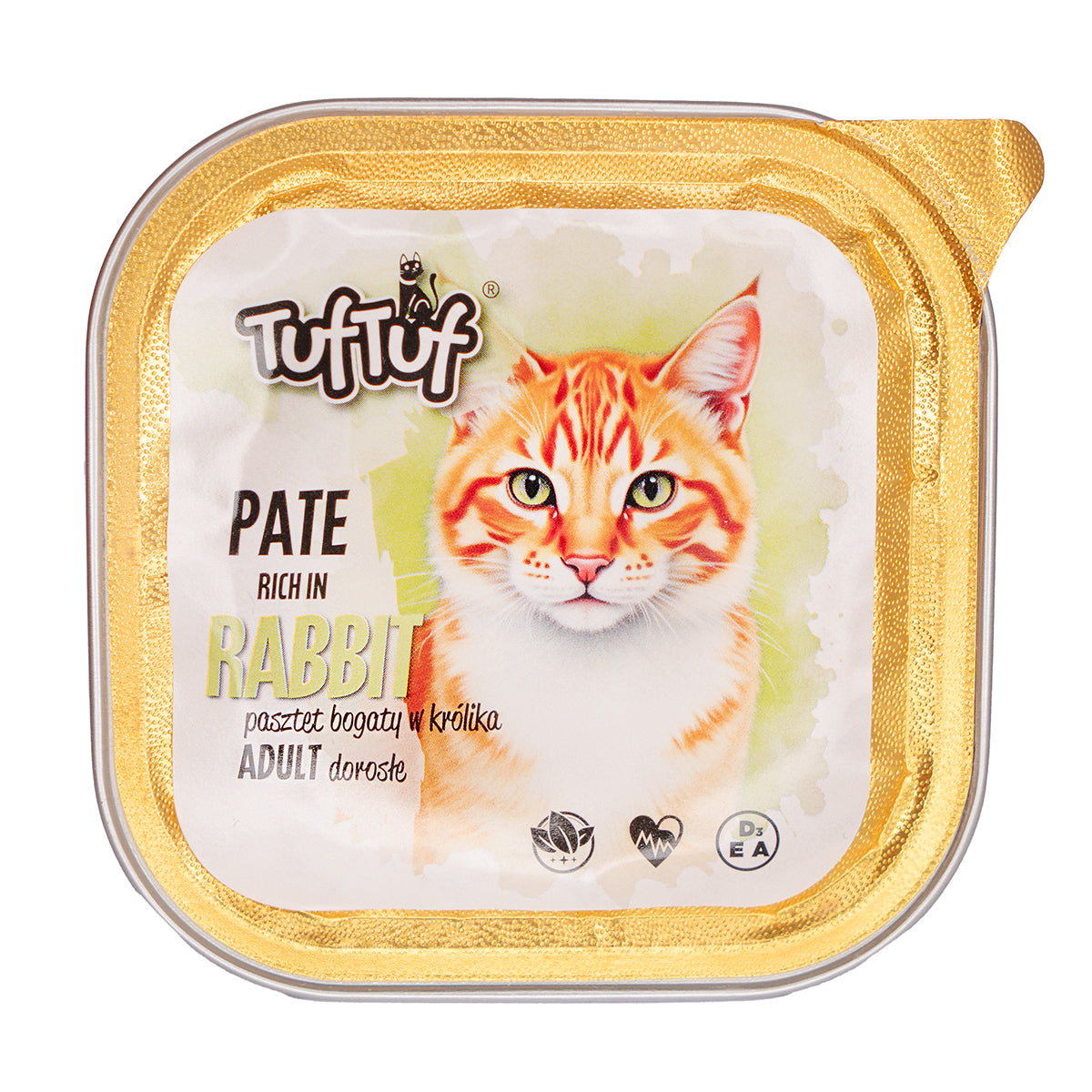 TufTuf PASZTET KRÓLIK - mokra karma dla kota tacka 100g