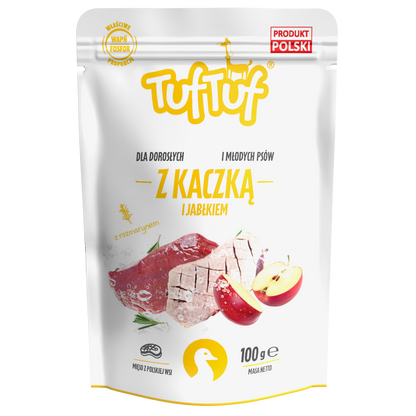 TufTuf saszetka mielonka kaczka z jabłkiem 10x100g