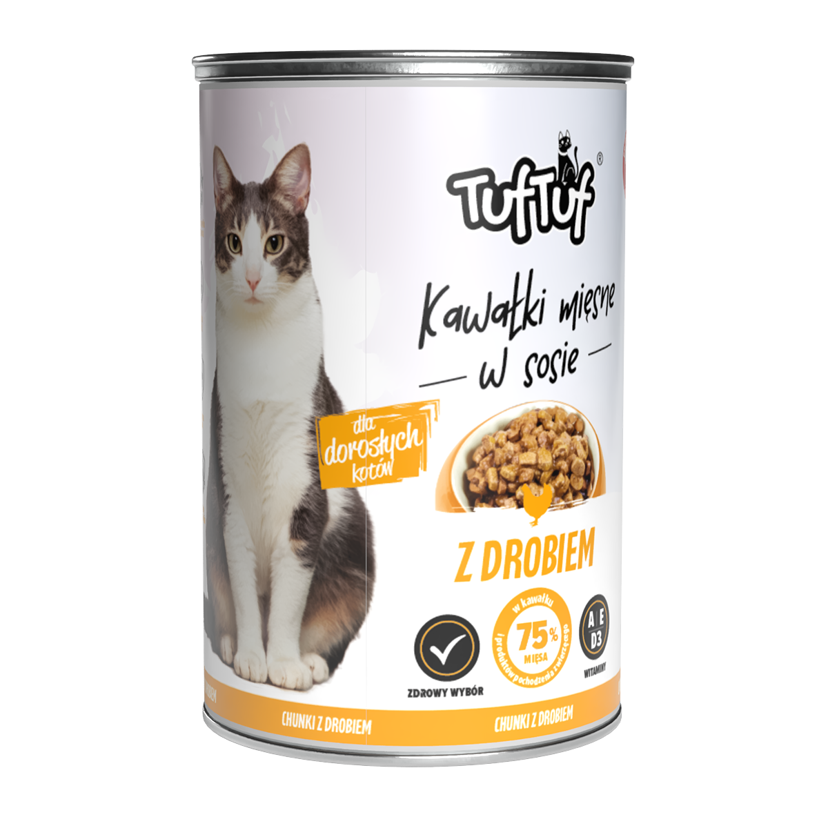 TufTuf puszka kawałki mięsne Mix smaków Zestaw 24x415g