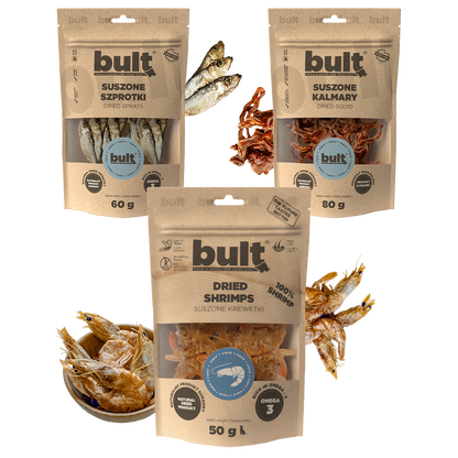 Naturalny gryzak dla psa przysmaki Bult rybny morski Mix premium