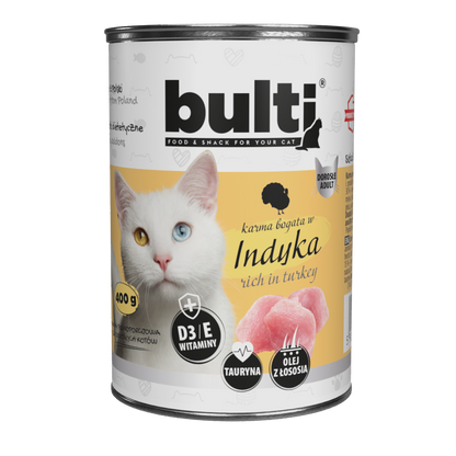 Bulti – puszka mielonka mix smaków 6x400g