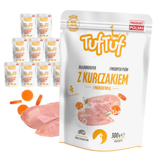 TufTuf saszetka mielonka kurczak marchewka 10x300g
