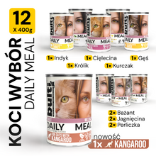 BULTI Daily meal koci wybór mix smaków 12x400g