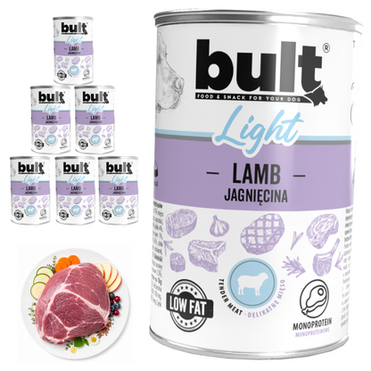 BULT LIGHT mokra karma dla psa jagnięcina, puszka 6 x 400g