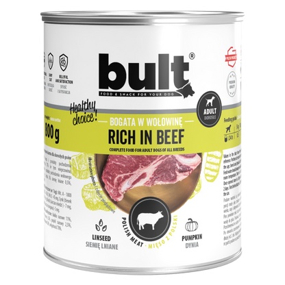 Bult – wołowina zestaw 12x800g puszka premium