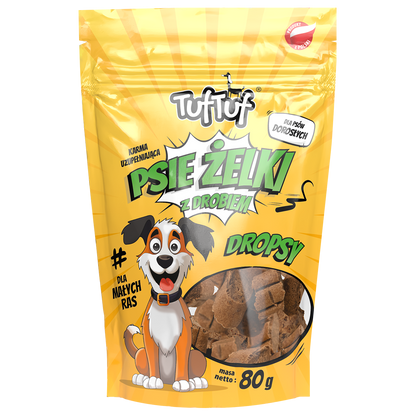 TufTuf psie żelki dropsy z drobiem 80g