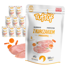 TufTuf – saszetka kurczak marchewka 10x500g
