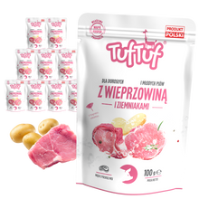 TufTuf saszetka wieprzowina z ziemniakiem 10x100g