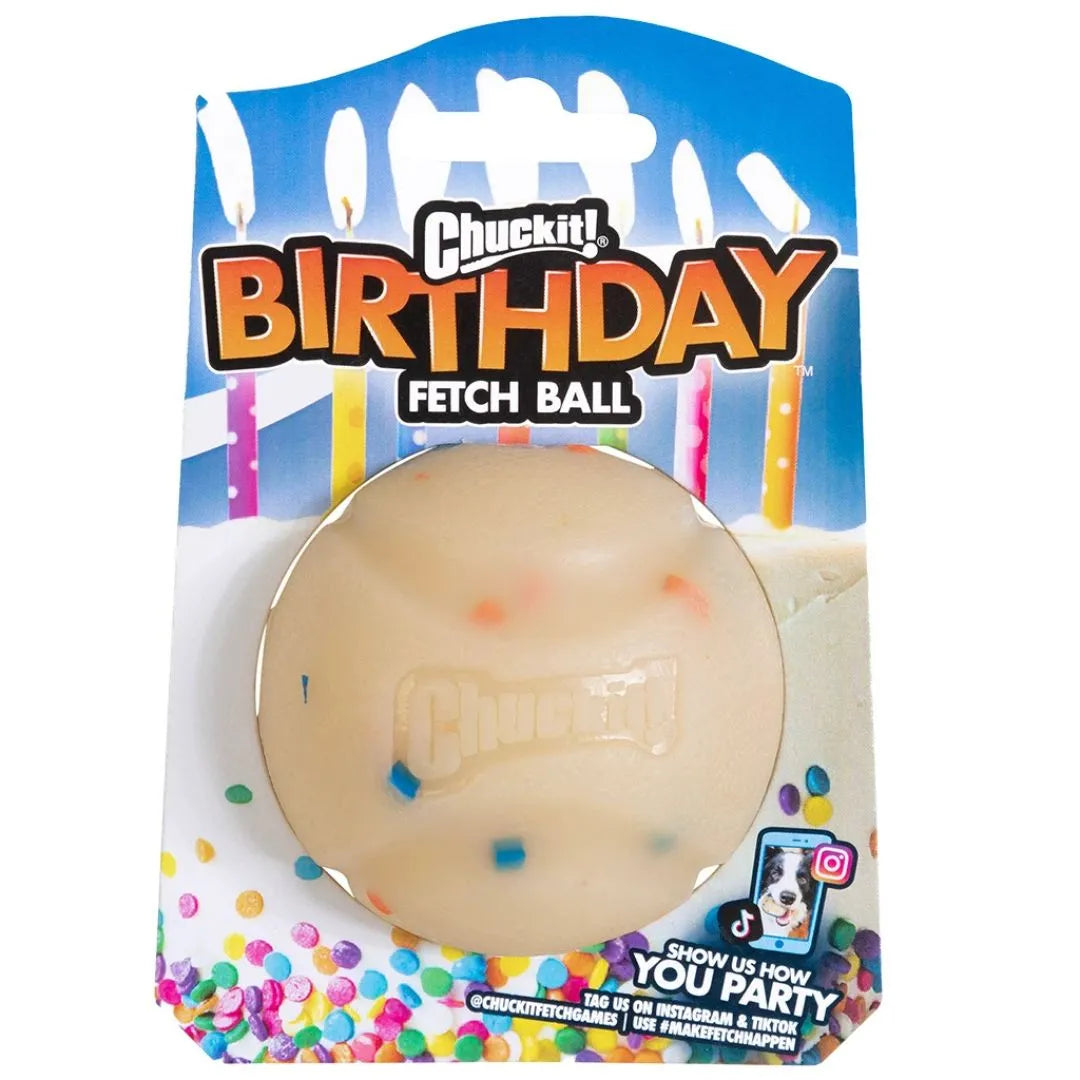 Chuckit! Birthday Fetch Ball M – piłka 6,5 cm