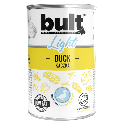 BULT LIGHT monobiałkowa mokra karma dla psa Kaczka - puszka 400g