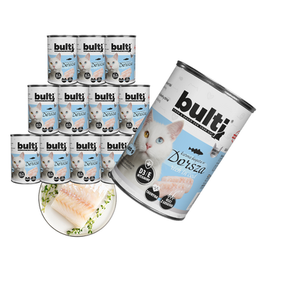 Bulti puszka mielonka z dorszem Zestaw 12x400g