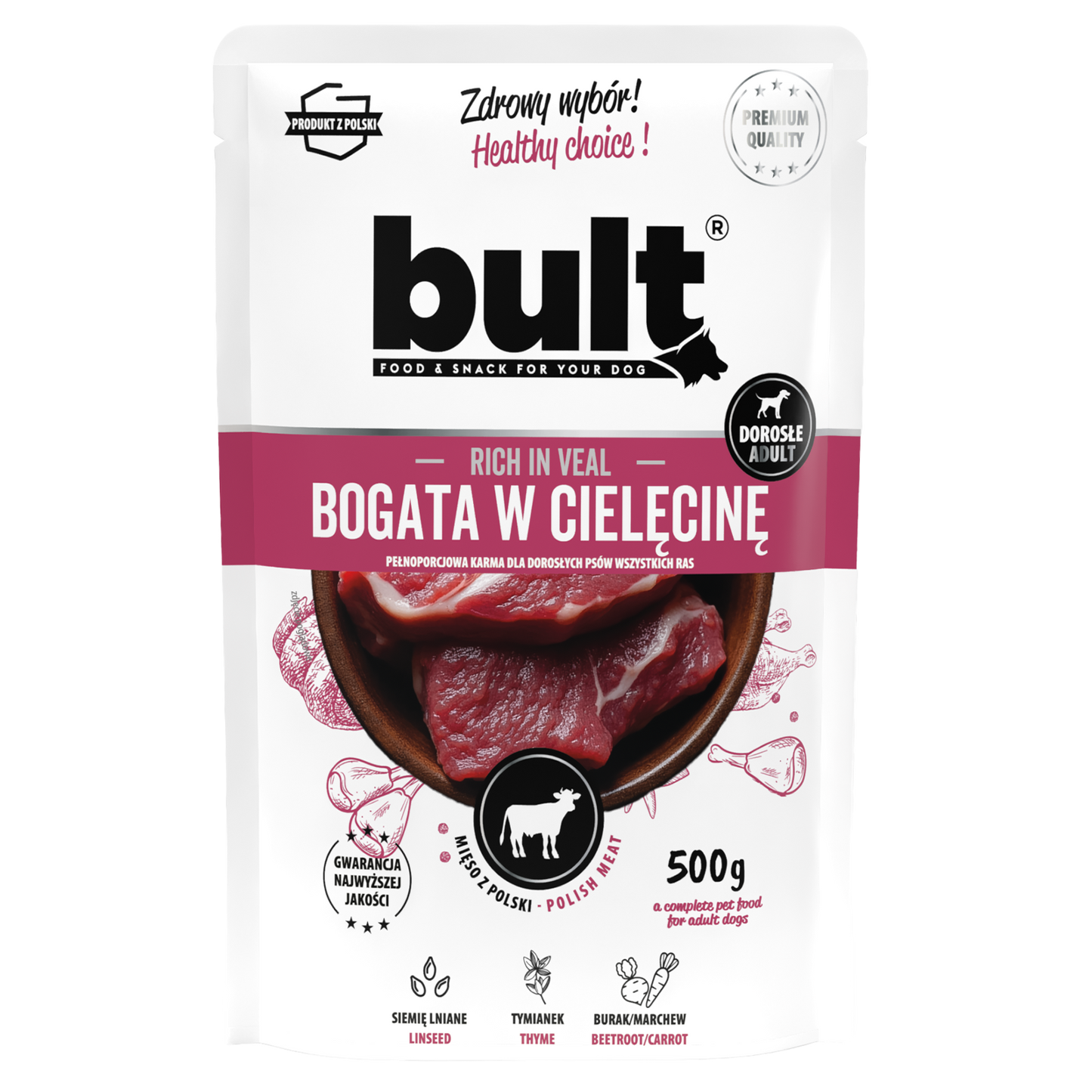 Bult – mix smaków zestaw 10x500g saszetka