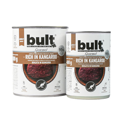 BULT Gourmet mokra karma dla psa Bogata w Kangura puszka 800g