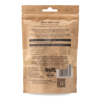 BULT gryzak naturalny dla psa SUSZONE USZY KOZY - 2 szt.