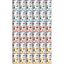 TufTuf puszka kawałki mięsne Mix smaków Zestaw 36x415g