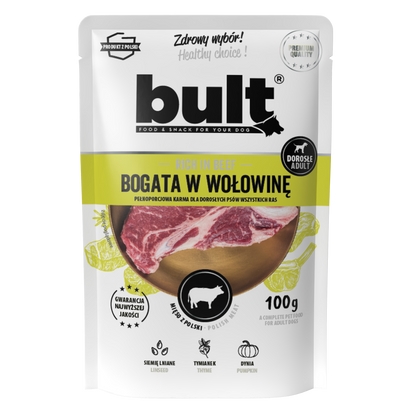 Bult saszetka mielonka bogata w wołowinę Zestaw 40x100g