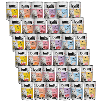 Bulti – puszka mielonka mix smaków 36x400g