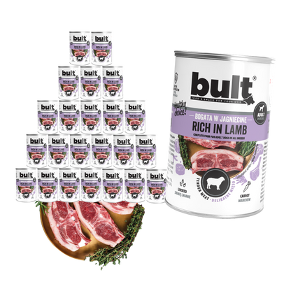 Bult – jagnięcina zestaw 24x400g puszka premium