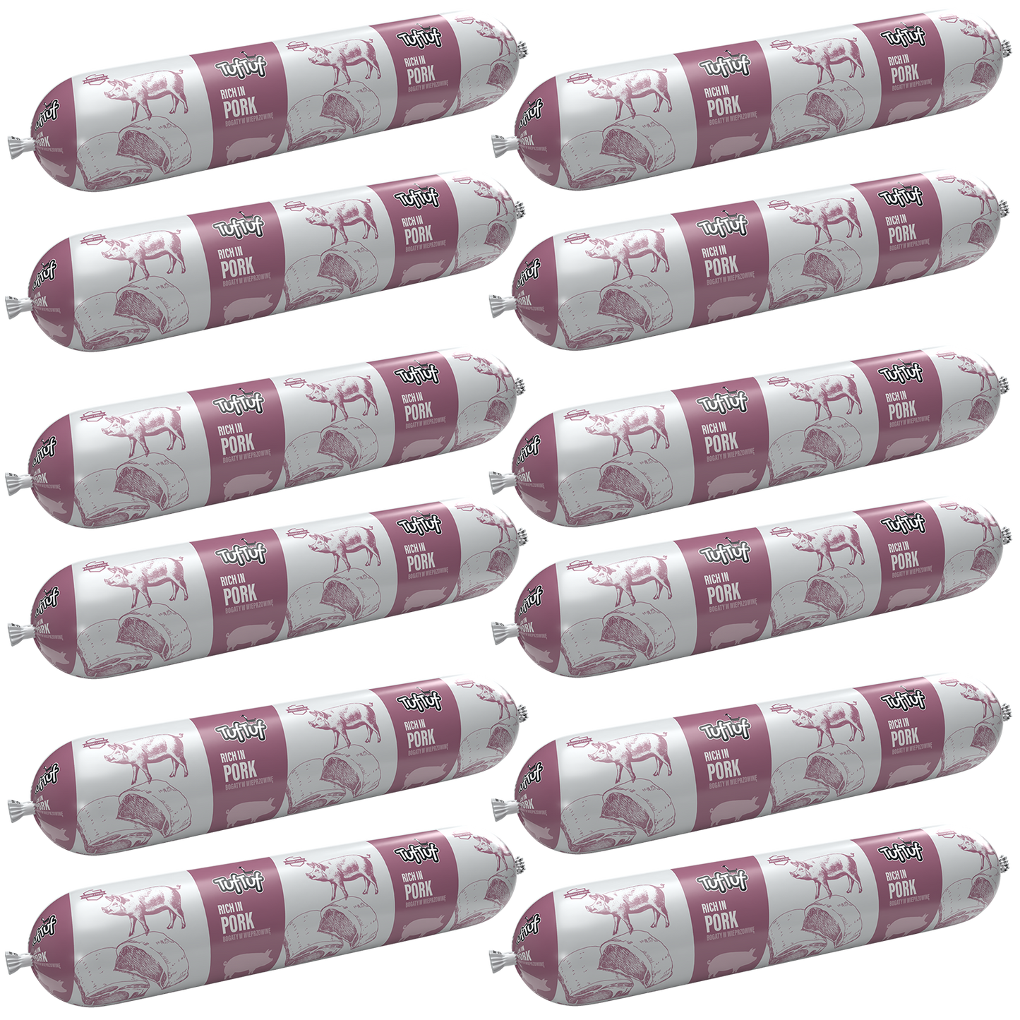 TufTuf – baton wieprzowina zestaw 12x900g