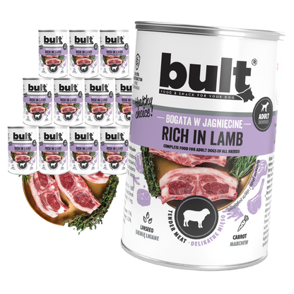 Bult puszka bogata w jagnięcinę Zestaw 12x400g