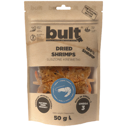 BULT gryzak naturalny dla psa SUSZONE KREWETKI 50g