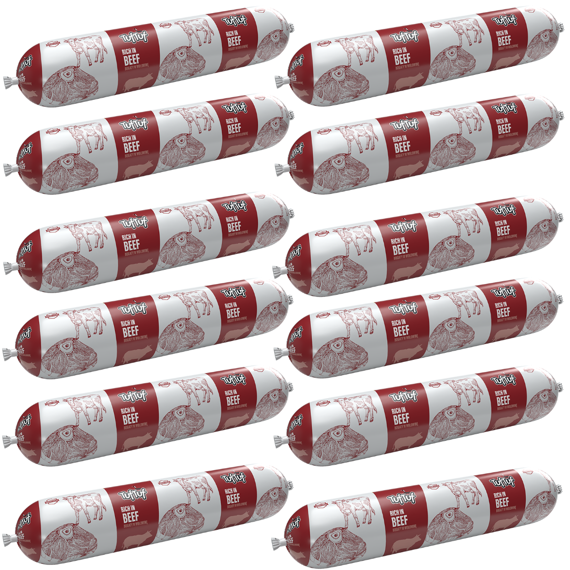 TufTuf – baton wołowy zestaw 12x900g