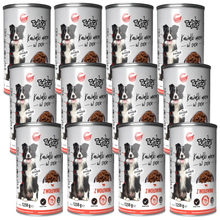 TufTuf – wołowina kawałki w sosie 12x1250g