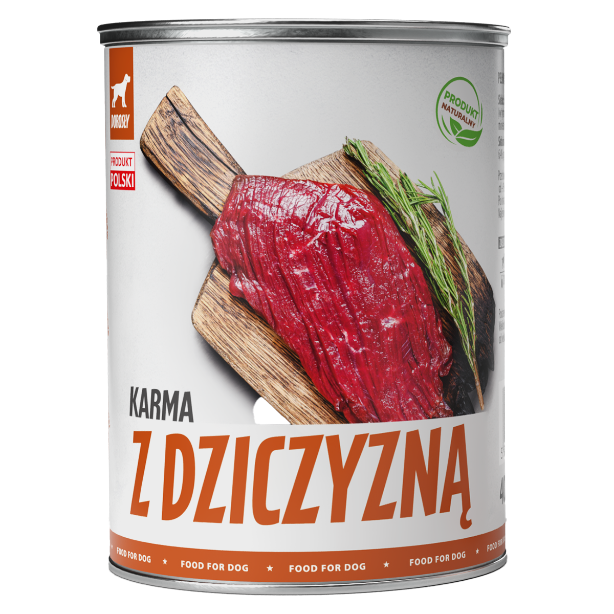 TufTuf mielonka dla psa Dziczyzna - puszka 400g