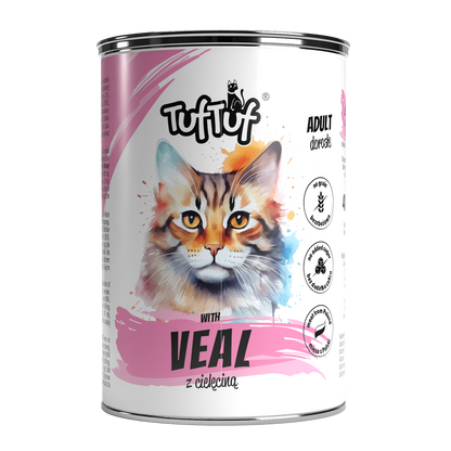 TufTuf puszka mielonka z cielęciną Zestaw 12x400g