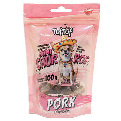 TufTuf mini churros z wieprzowiną 100g