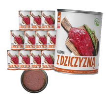 TufTuf puszka mielonka z dziczyzną Zestaw 12x400g