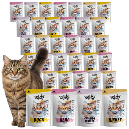 TufTuf saszetka mielonka Mix smaków Zestaw 40x100g