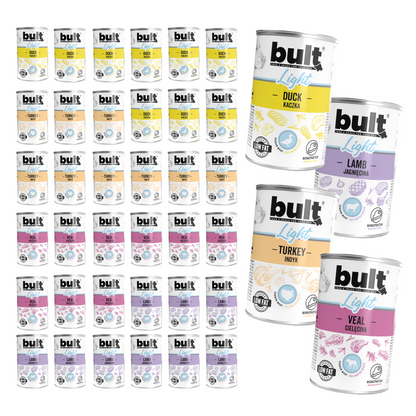 BULT LIGHT mokra karma dla psa Mix Smaków puszka 36x400g