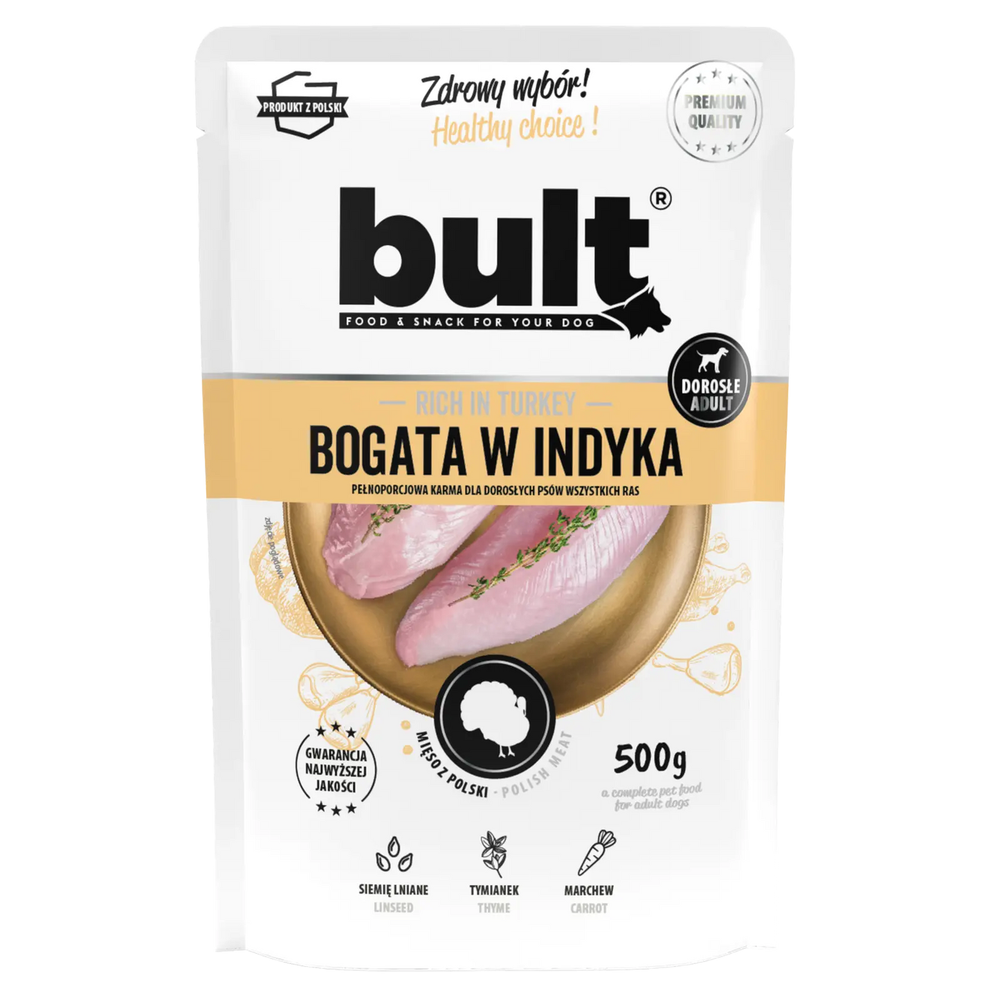 Saszetka mielonka BULT bogata w indyka