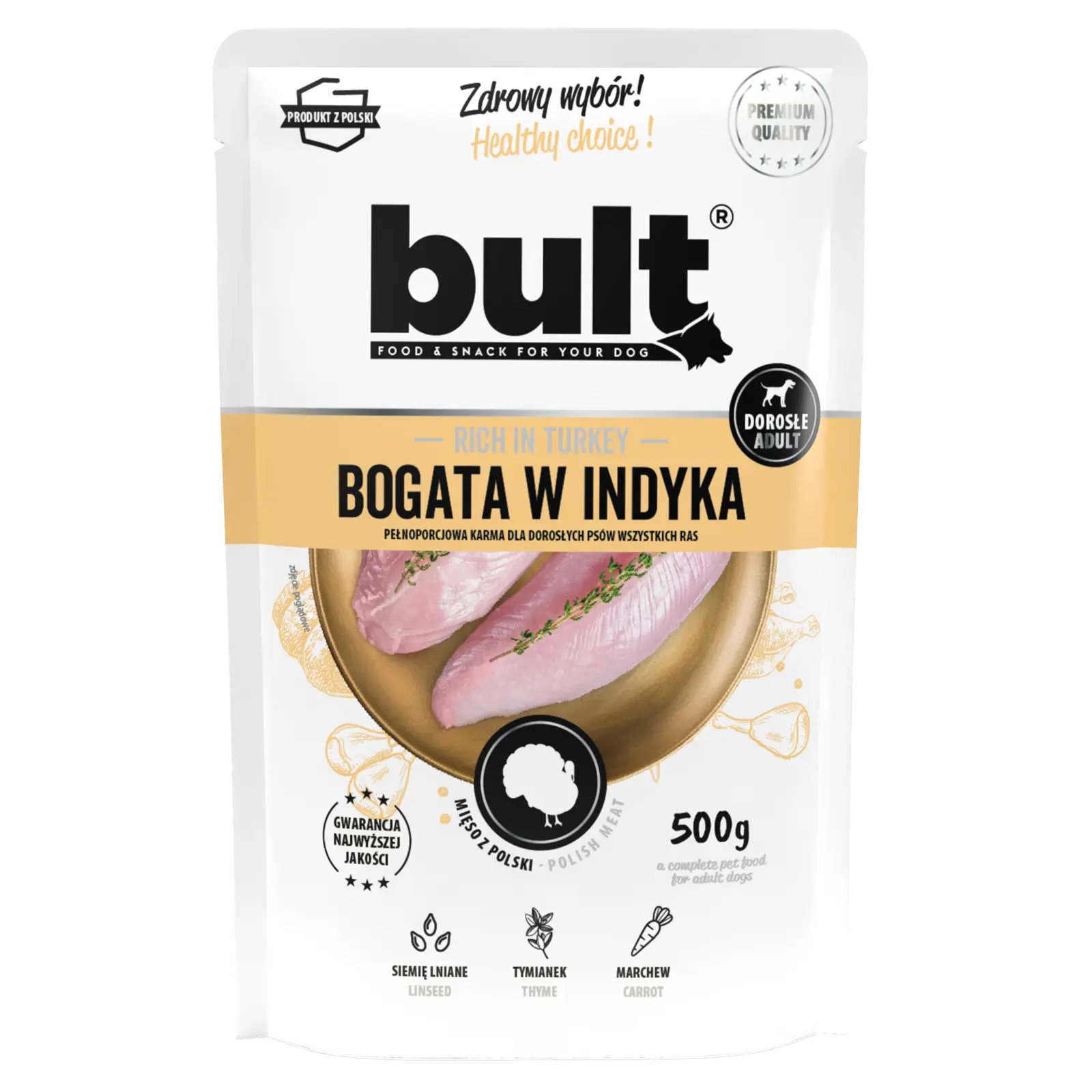 Saszetka mielonka BULT bogata w indyka
