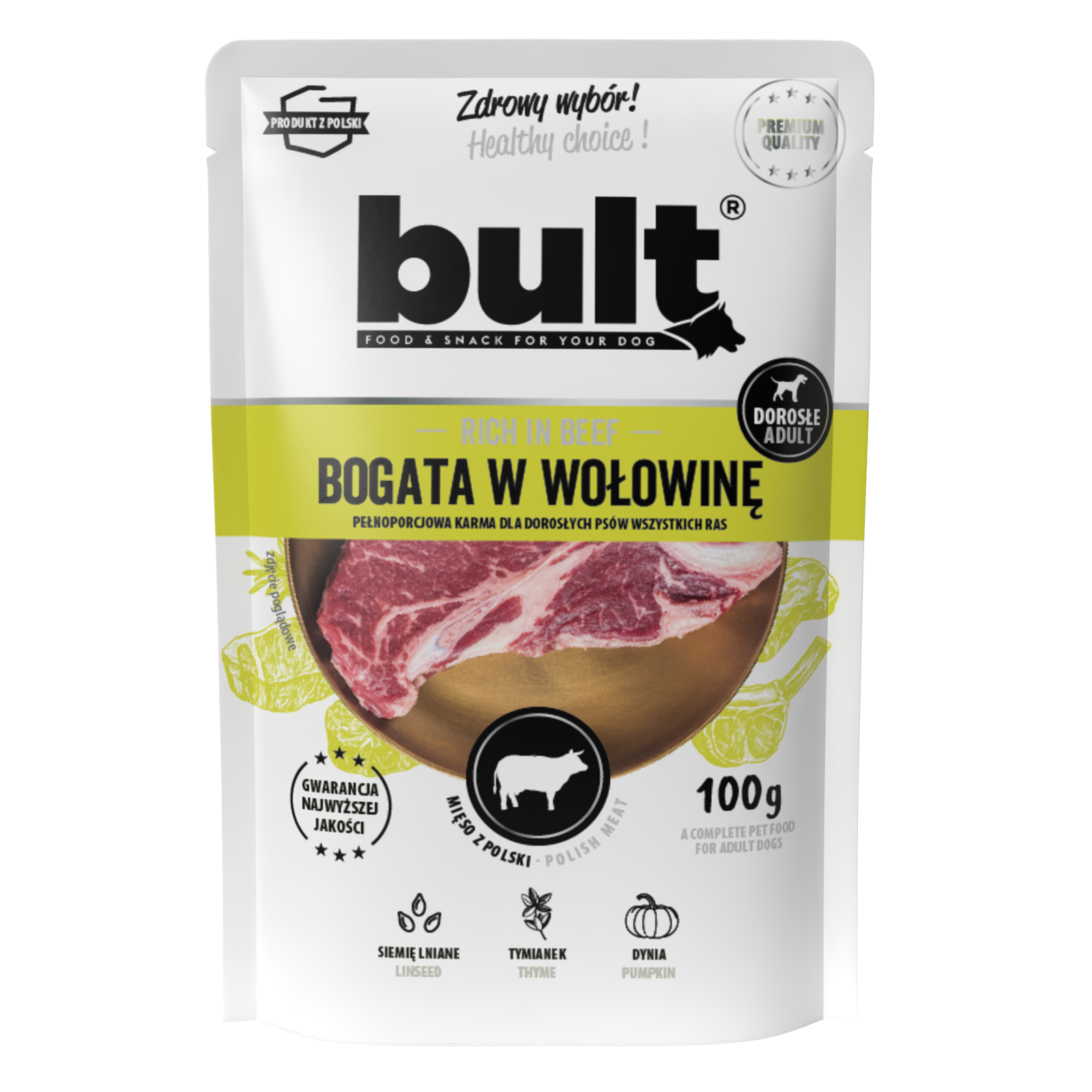 Saszetka mielonka BULT bogata w wołowinę