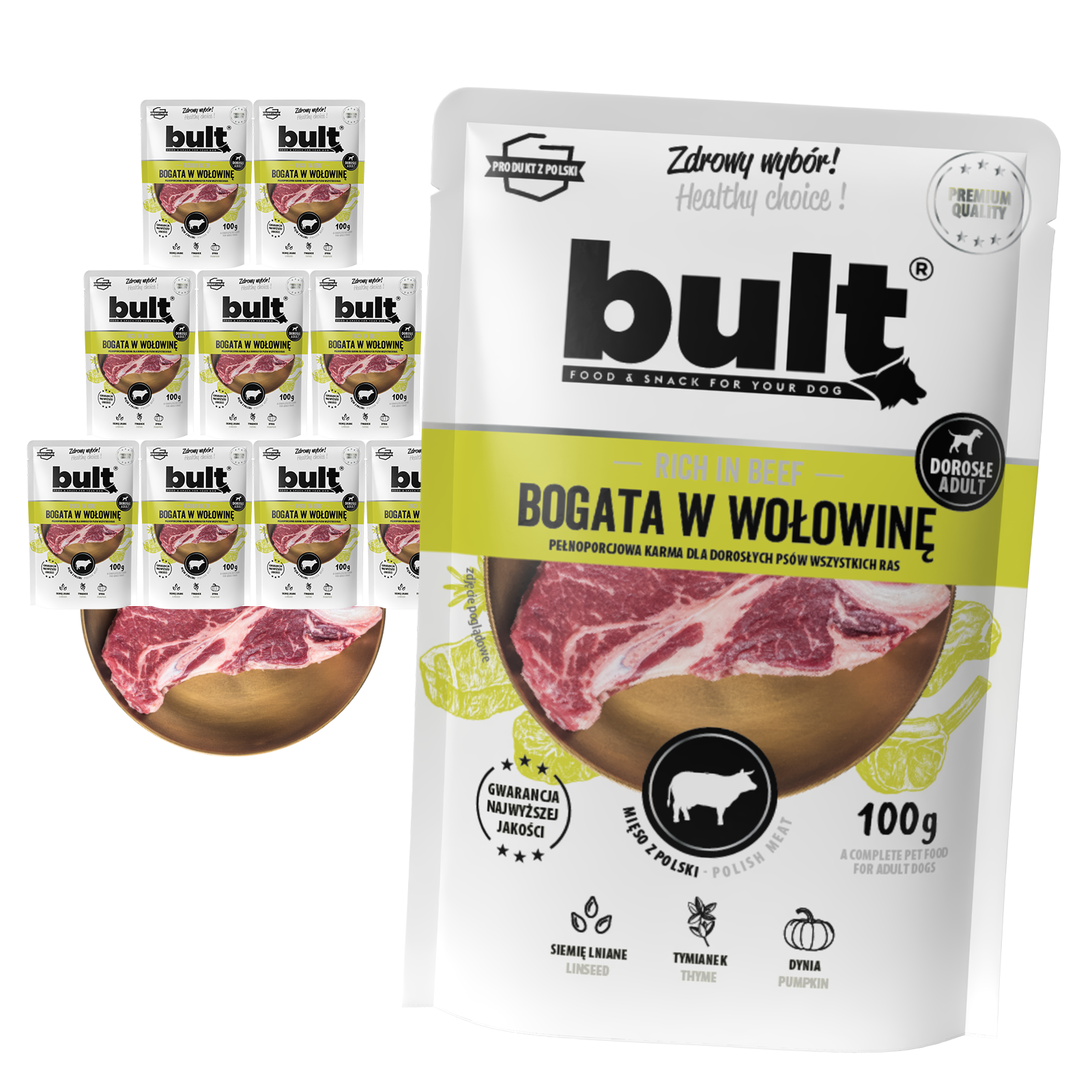 Saszetka mielonka BULT bogata w wołowinę