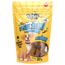 TUF TUF Psie żelki - krówki z wieprzowiną