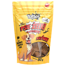 TUF TUF Psie żelki - krówki z wołowiną