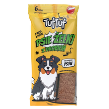 TUF TUF Psie żelki - paski z drobiem